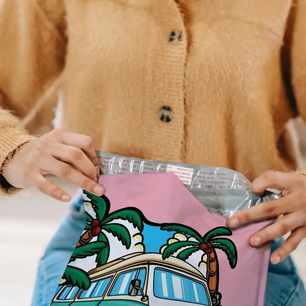 Summer Daze Poly Mailers 10x13 Pack of 25